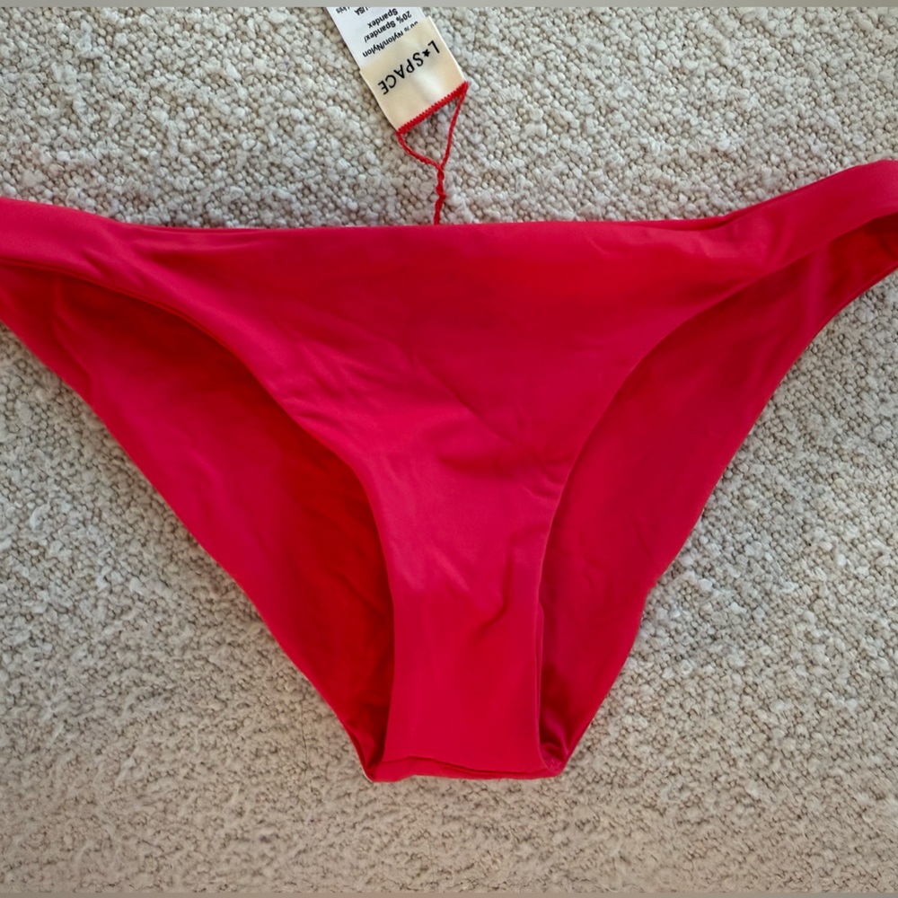 L* Space NWT XS Camacho Bikini Bottom | Hot Cherry 🍒
